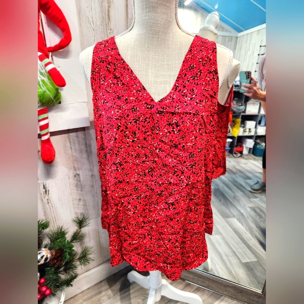 Ladies size Large Old Navy Floral Print Tank